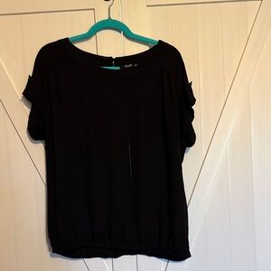 a.n.a Elegant Black Blouse